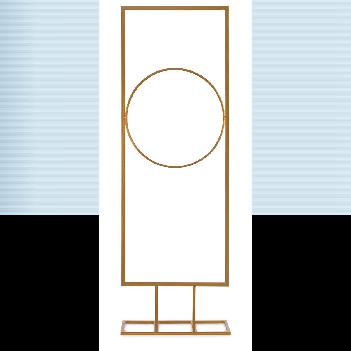 Structure métal or sur socle