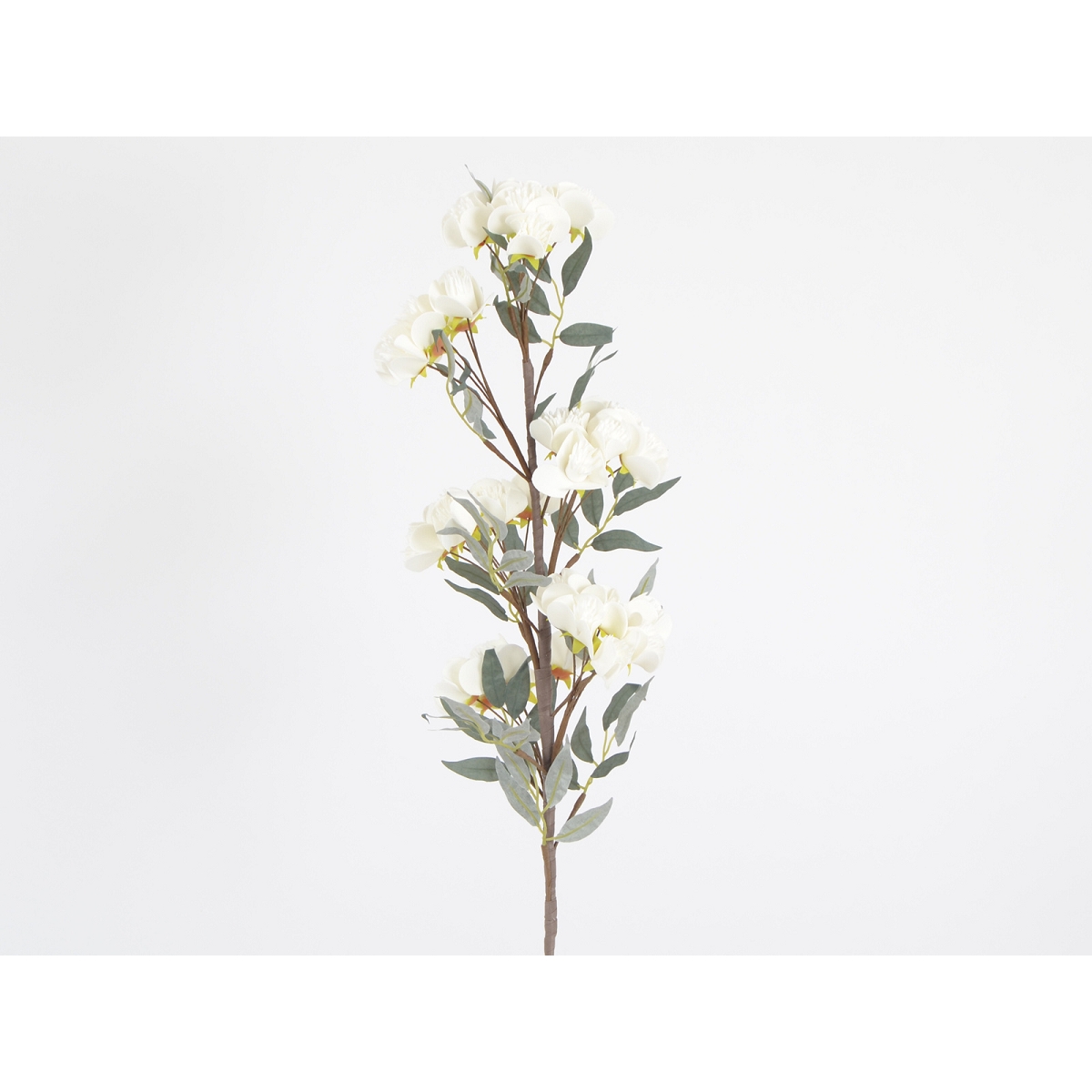 Branche fleurs blanches 100 cm