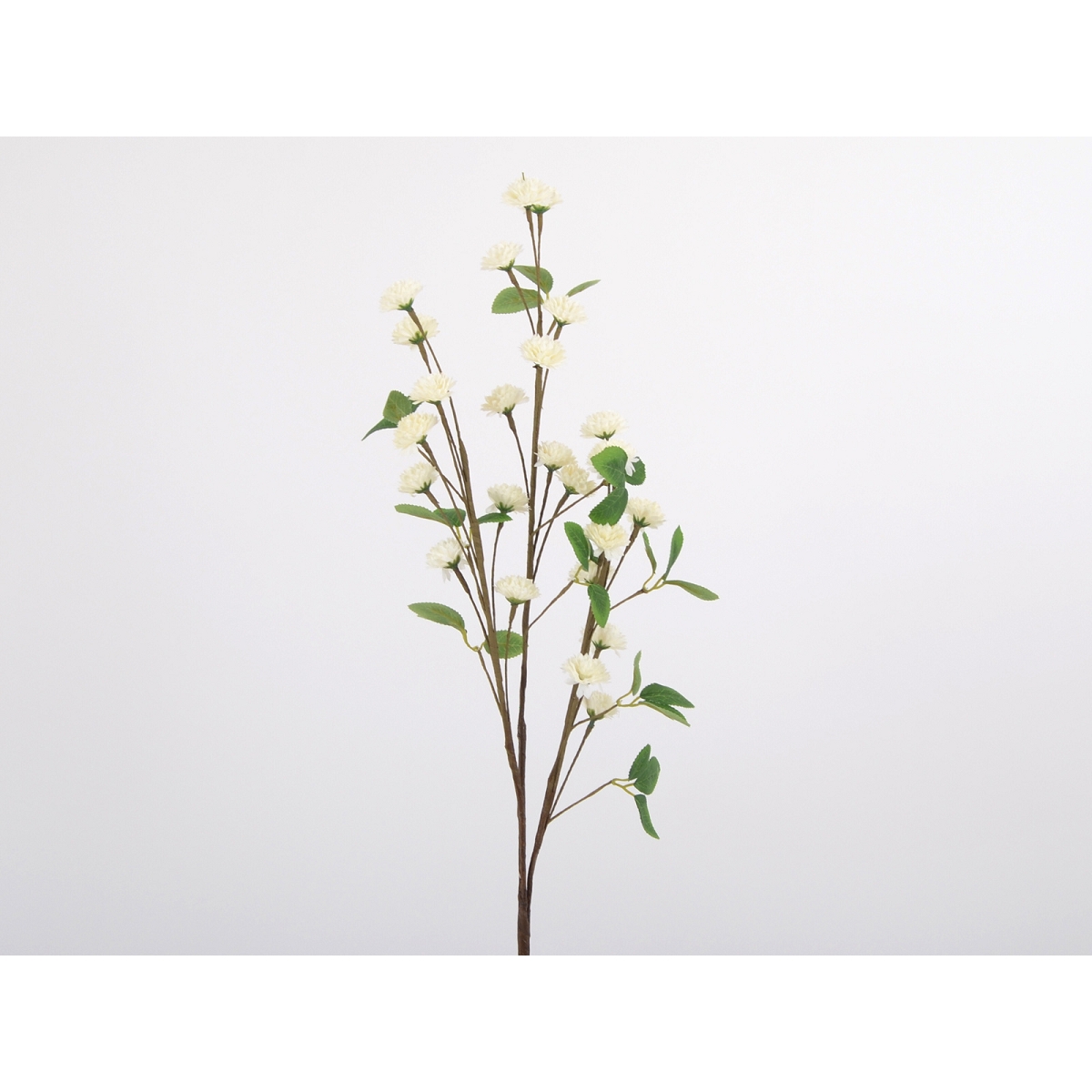 Branche fleurs blanches 100cm