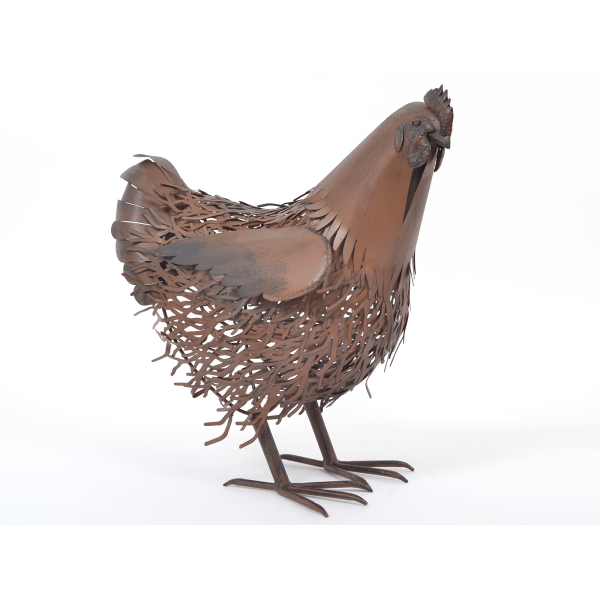 Poule métal "cartignies" rouille 45cm