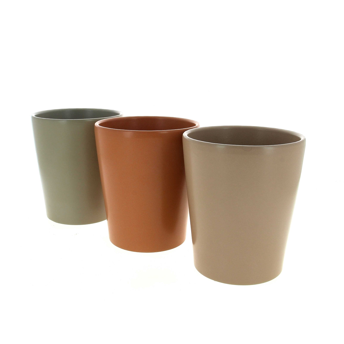 Cache-pot céramique couleur ø14 ht 16cm