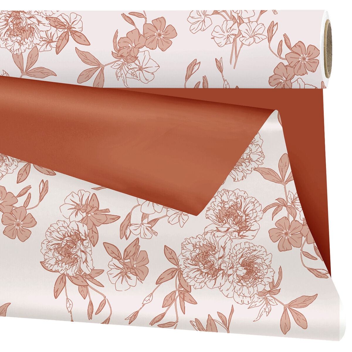 Bobine clayrane duo mat janie terracotta 0.80 x 25 m