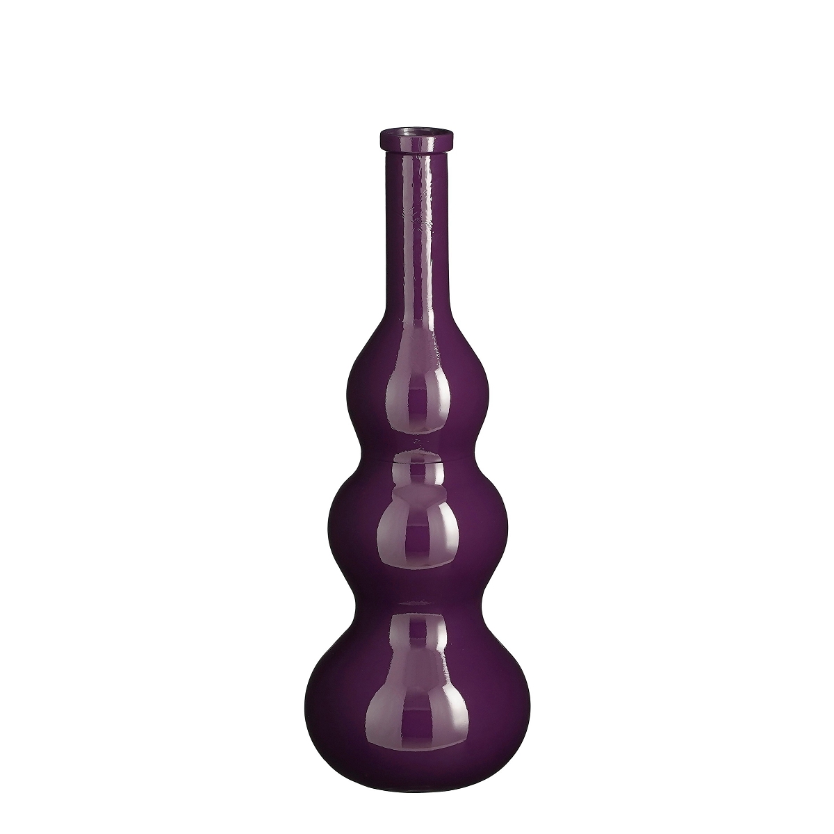 Bouteille verre violette "benito" ø26.5 ht 75cm