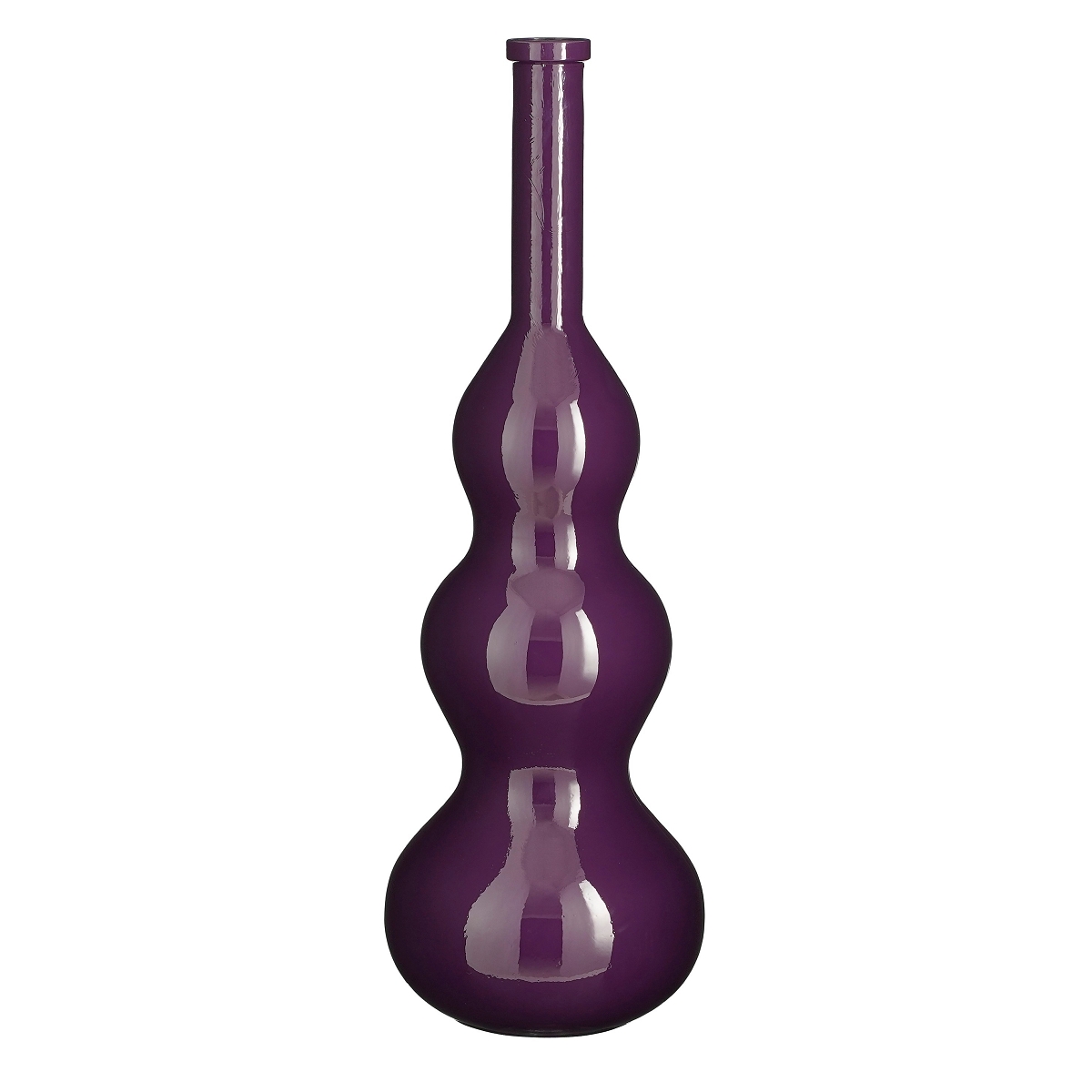 Bouteille verre violette "benito" ø33 ht 100cm