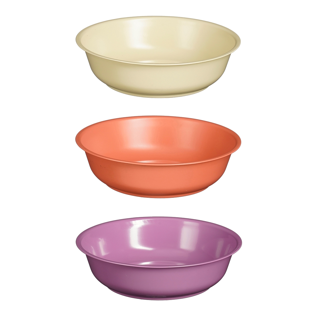 Bassine zinc couleur lilas-saumon-beige ø29 ht 7cm ass