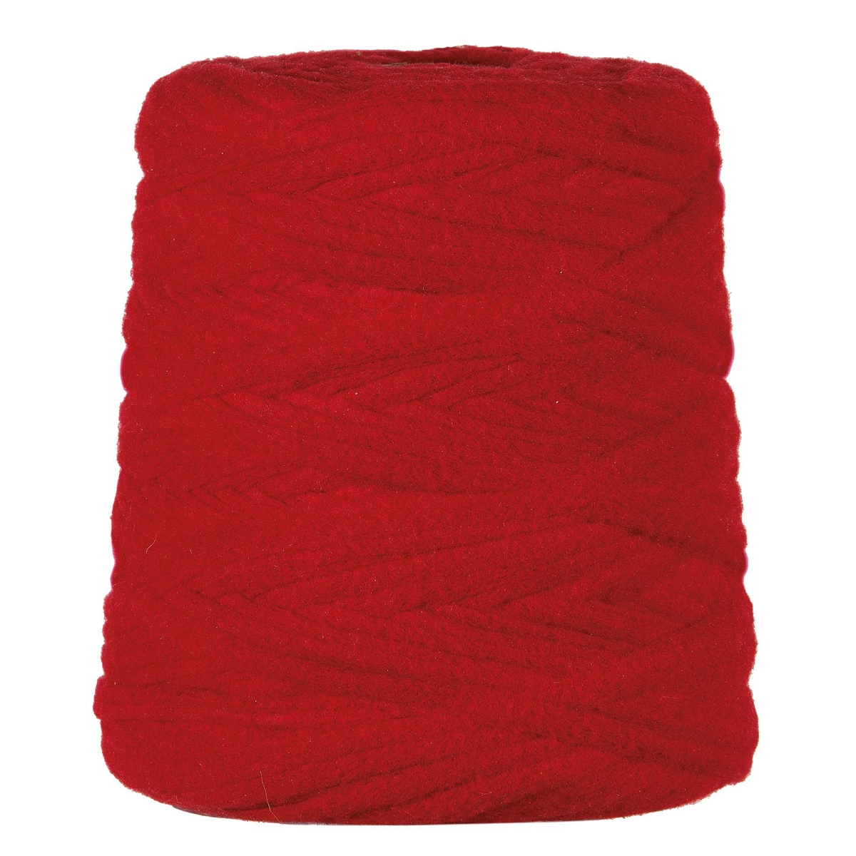 Cordelette laine 10mm x 150m rouge