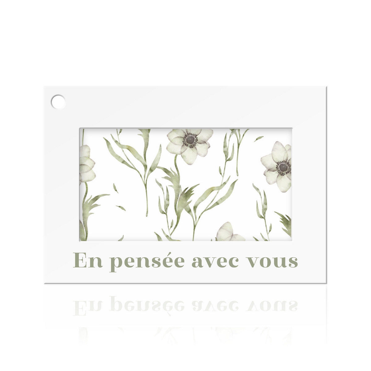 Cartes jeso colora "en pensée avec vous" (x10)
