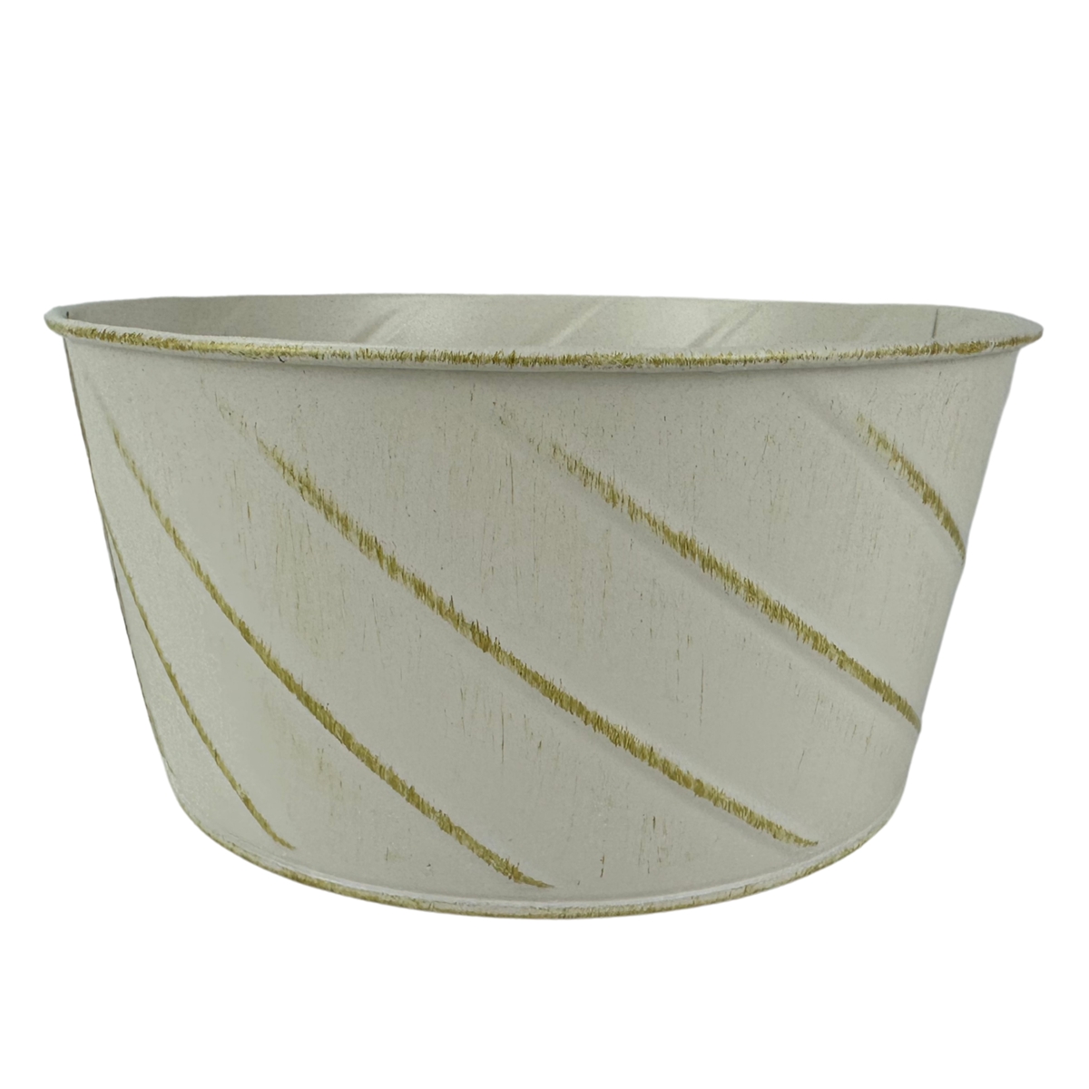 Coupe métal blanche ø18 ht 9cm