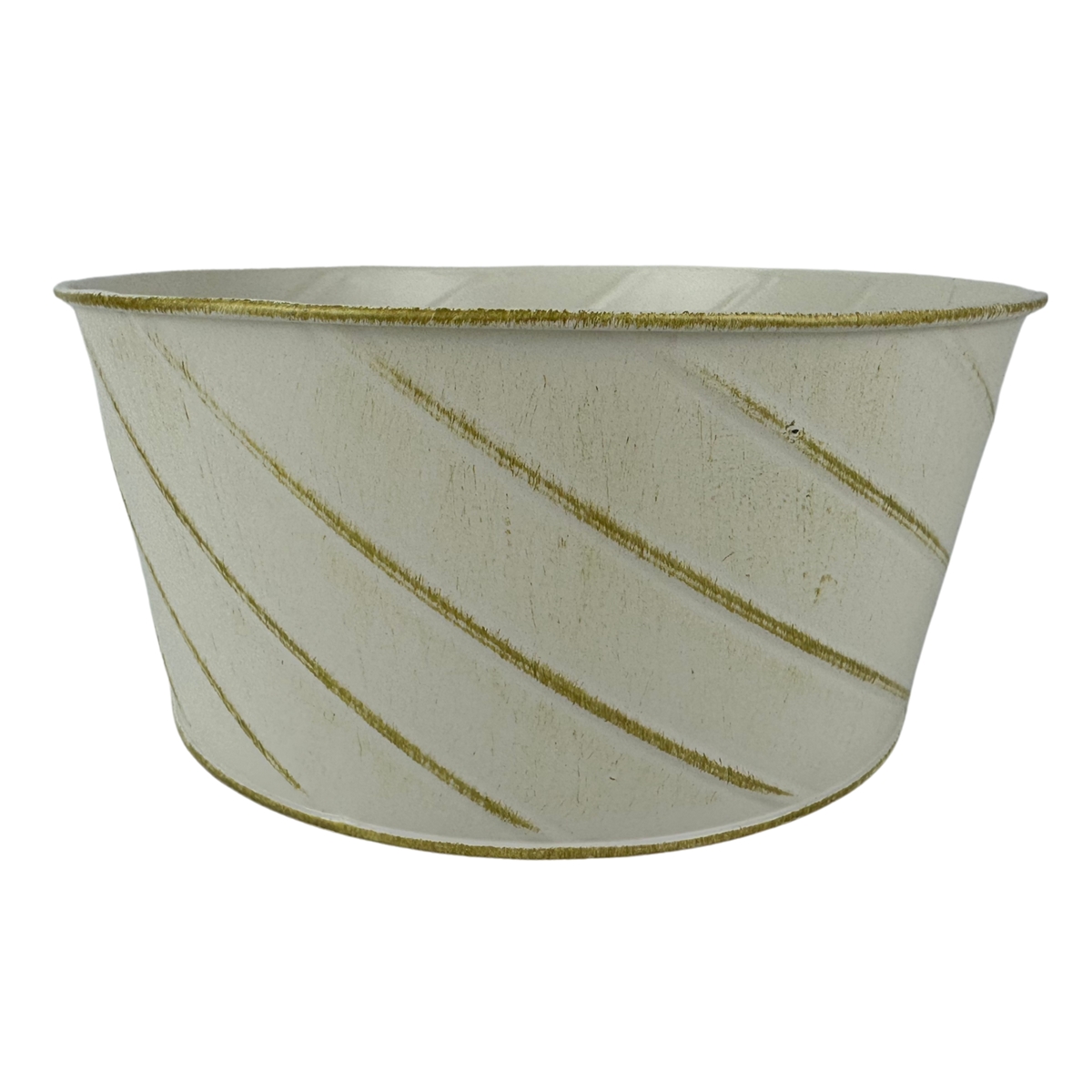 Coupe métal blanche ø21 ht 10cm