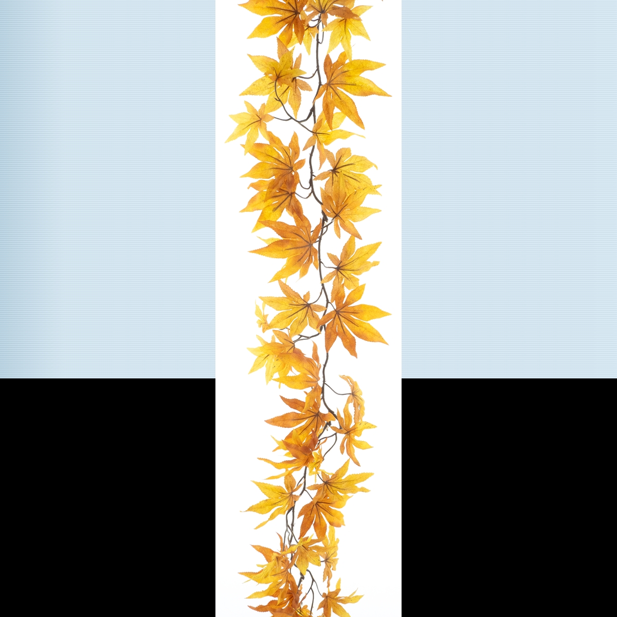 Guirlande feuille érable jaune 180cm