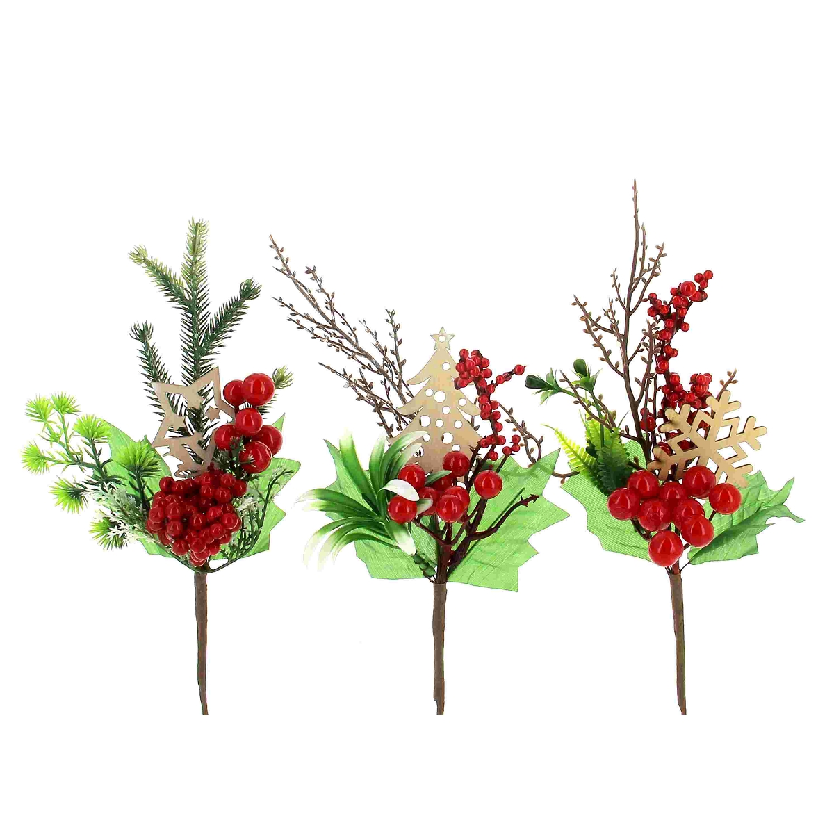 Piquet Noël ht 30cm (x12)