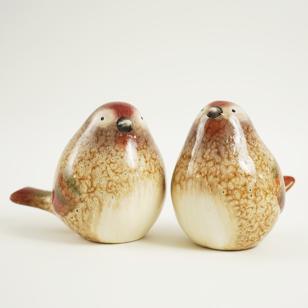 Oiseau chatenois 16 cm