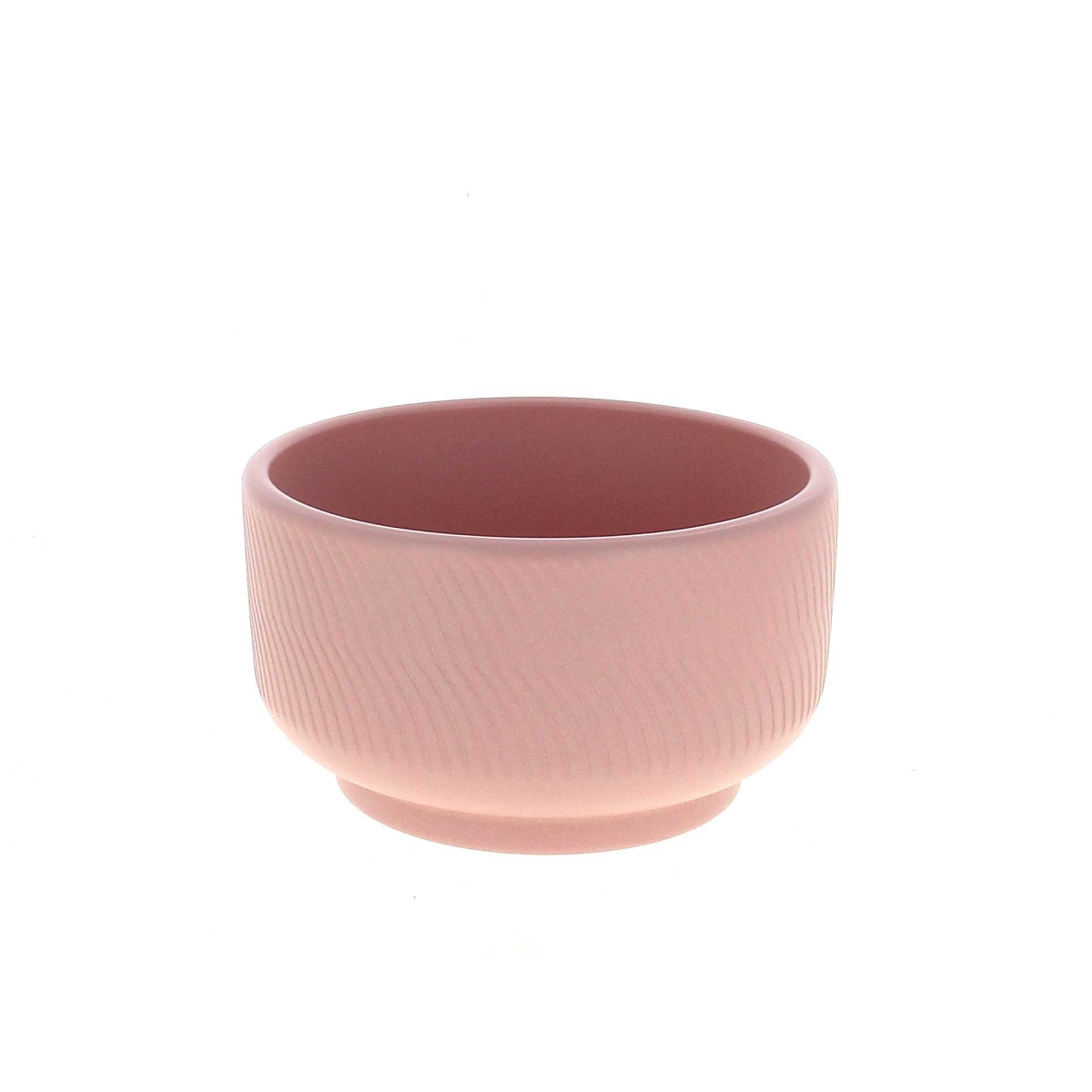 Coupe céramique rose ø19 ht 11cm