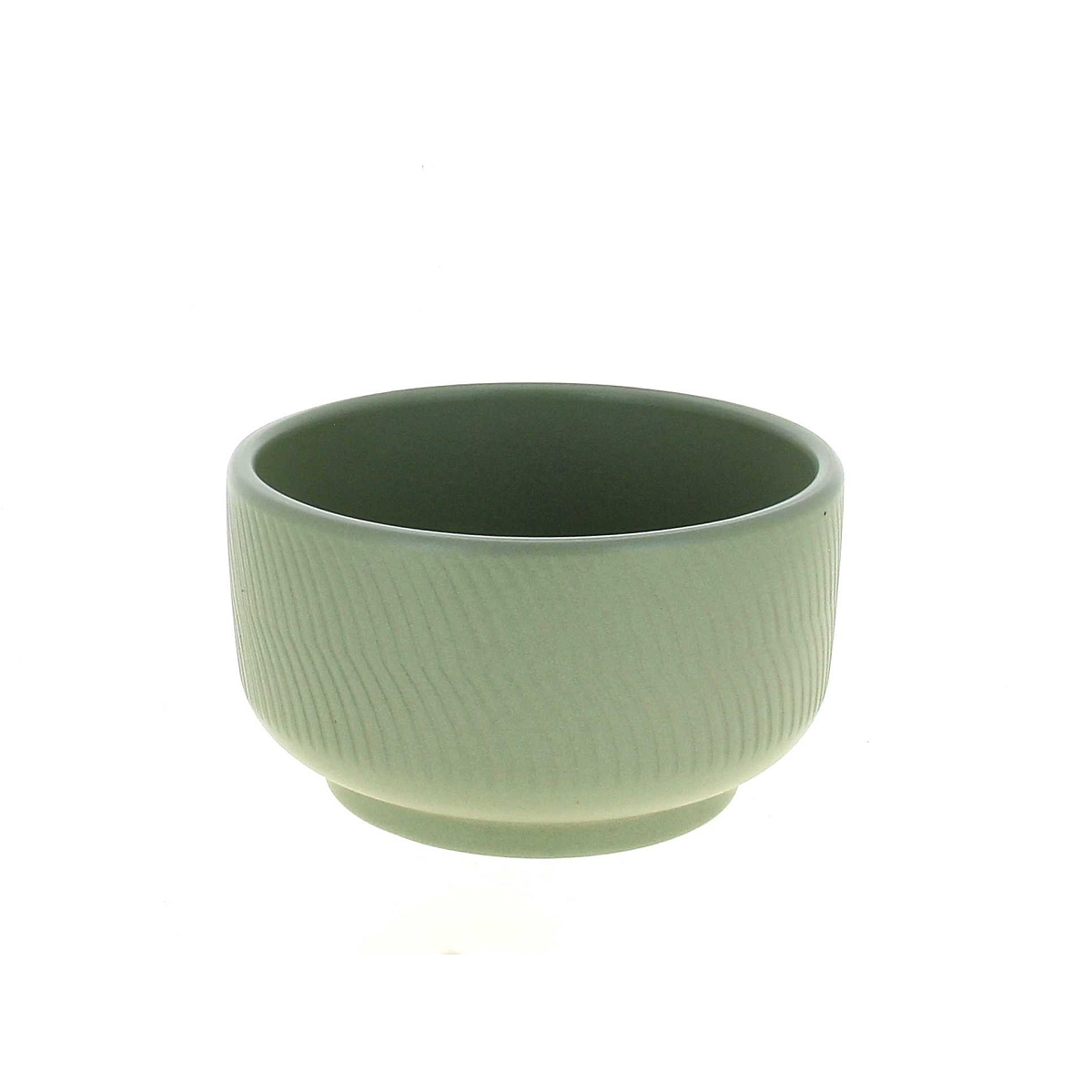 Coupe céramique vert ø19 ht 11cm