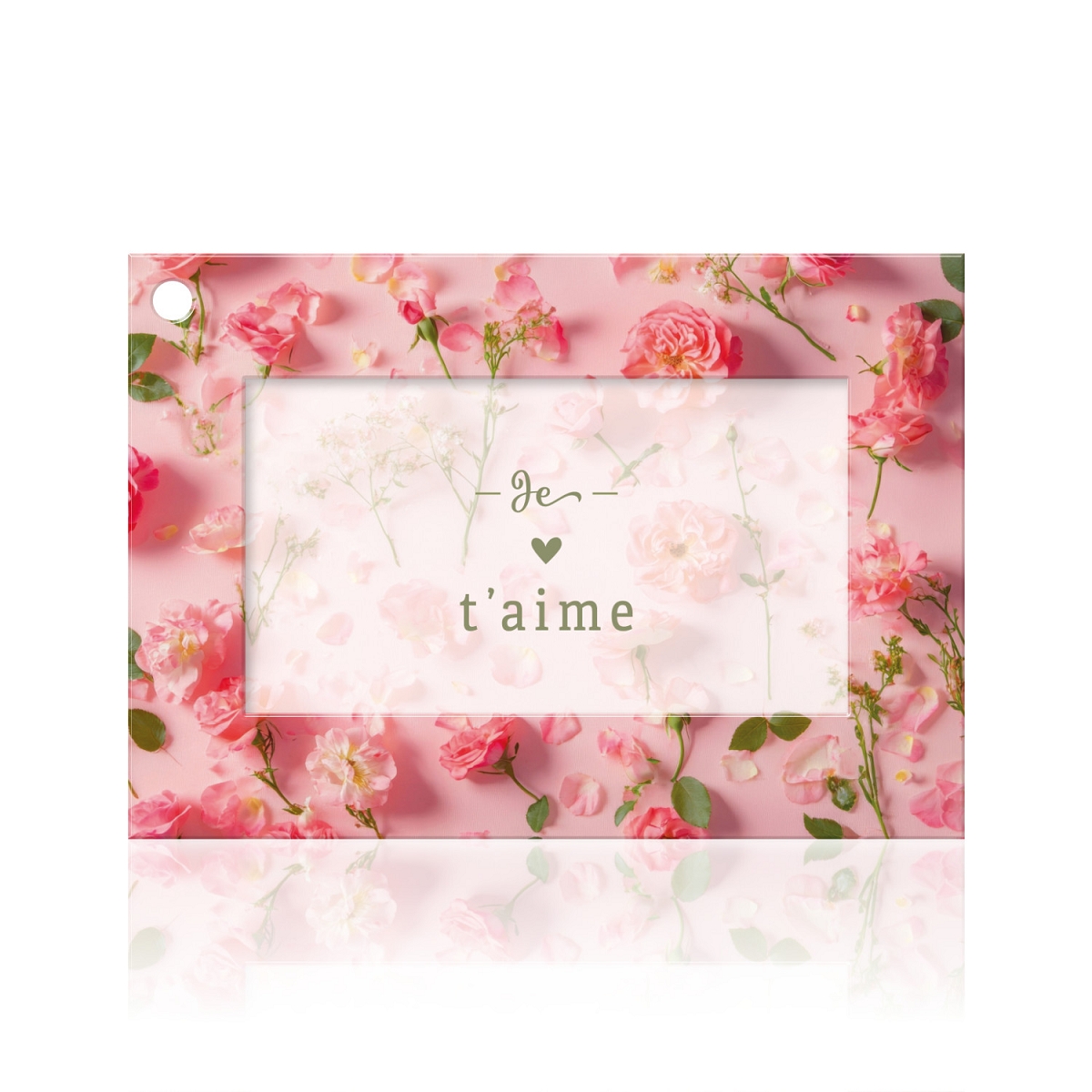 Cartes jeso fleur de fleur "je t'aime"