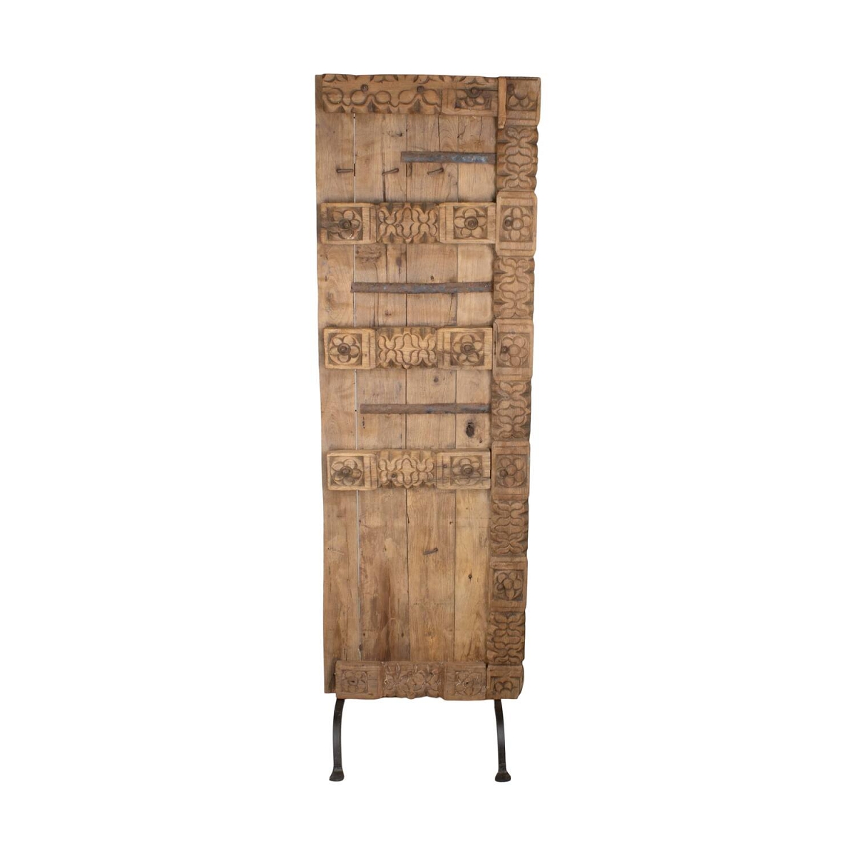 Porte bois déco sur pied 42 x 47 ht 190cm