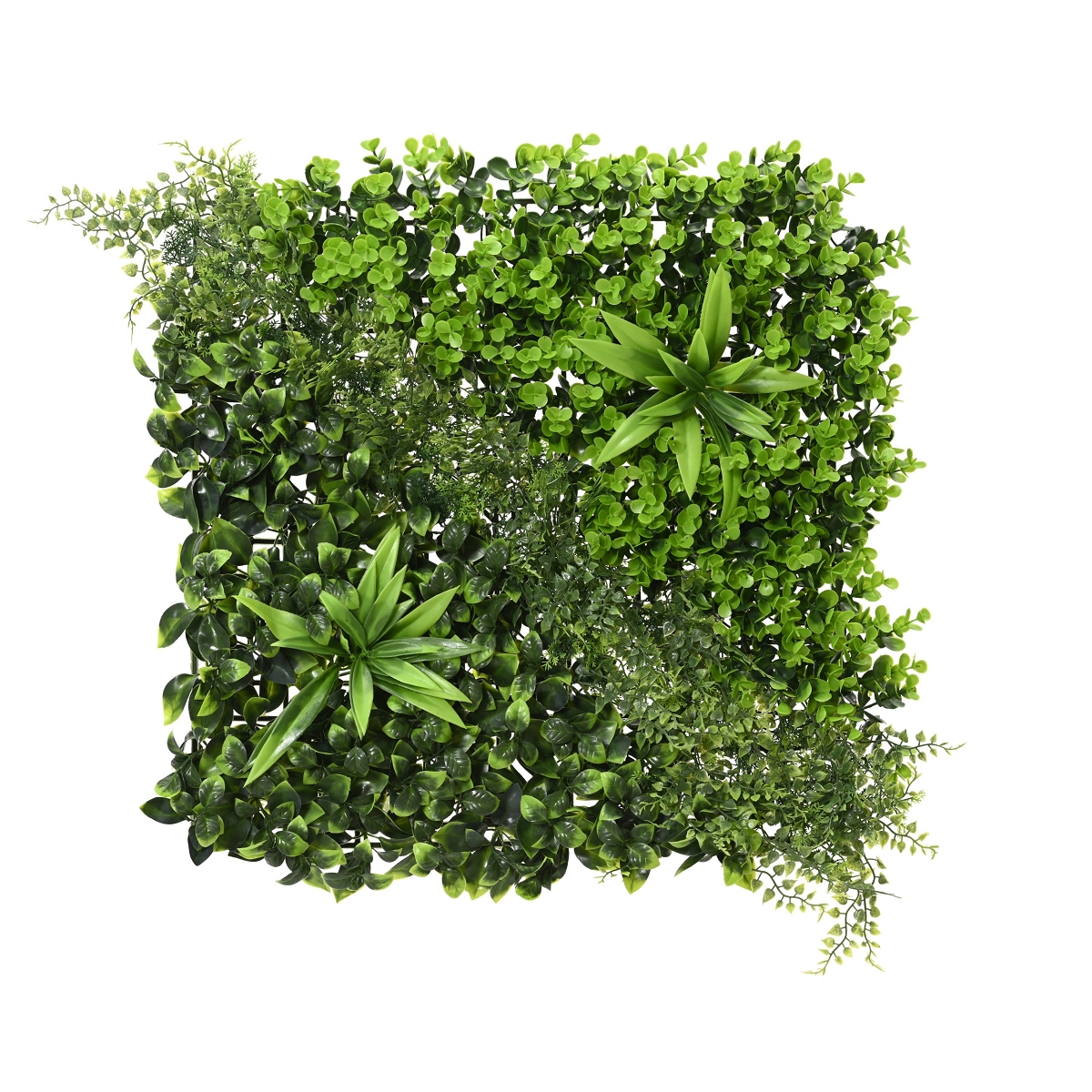 Plaque végétal artificiel vert 50 x 50cm