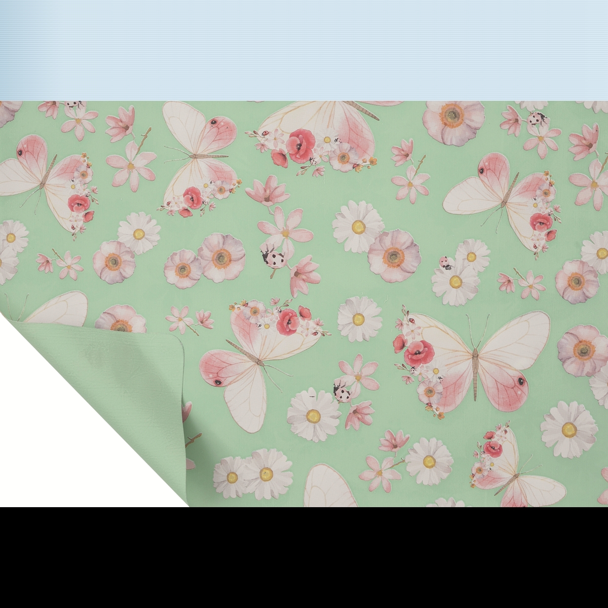 Bobine perla alissa vert amande 0.80 x 40m