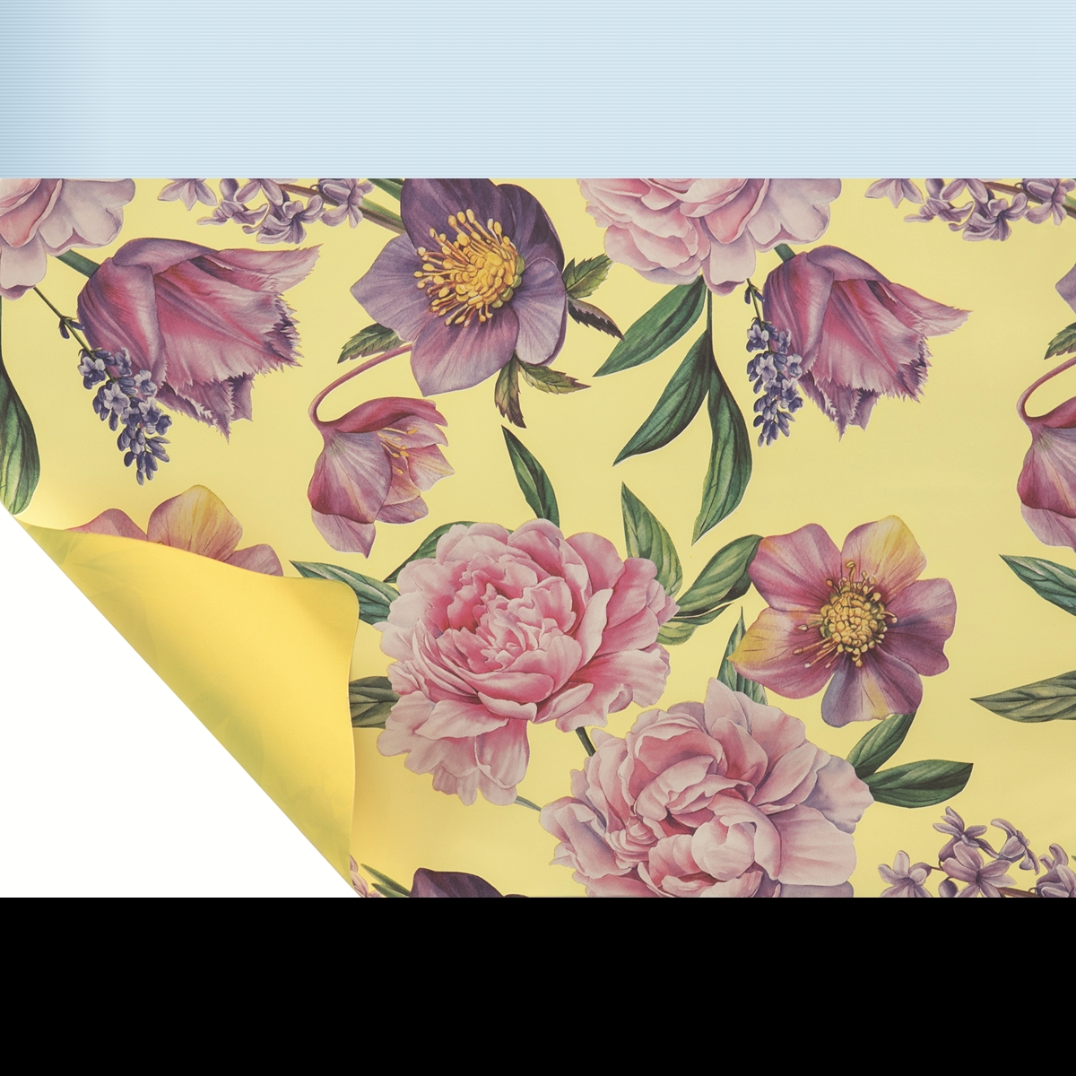 Bobine perla peony jaune 0.80 x 40m