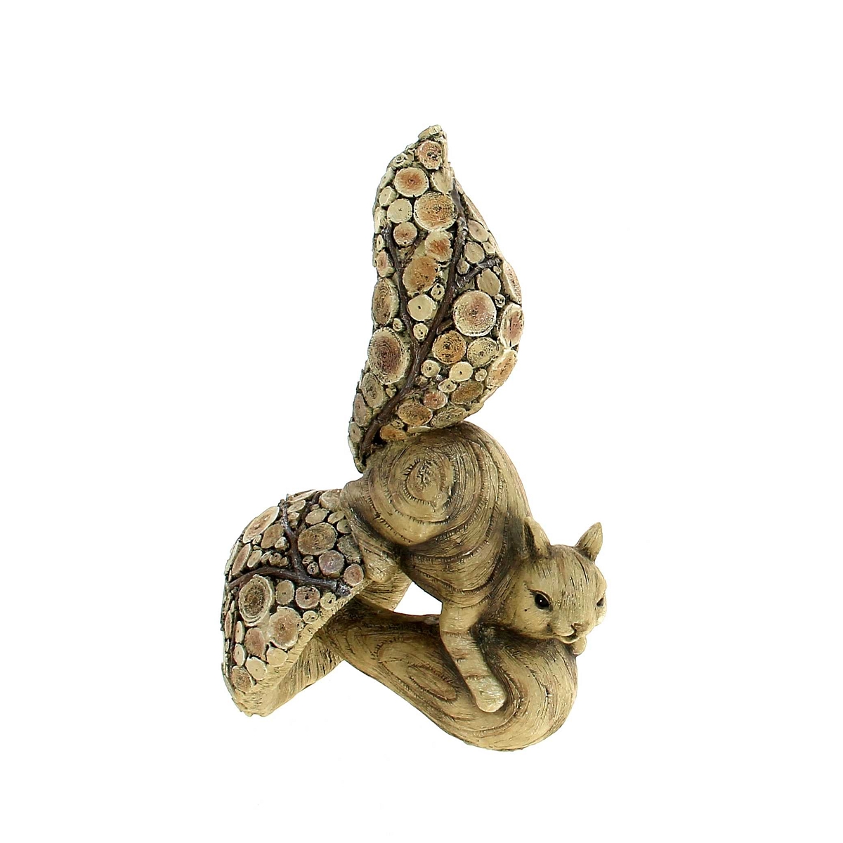 Ecureuil résine effet bois 16 x 10.5 ht 23cm
