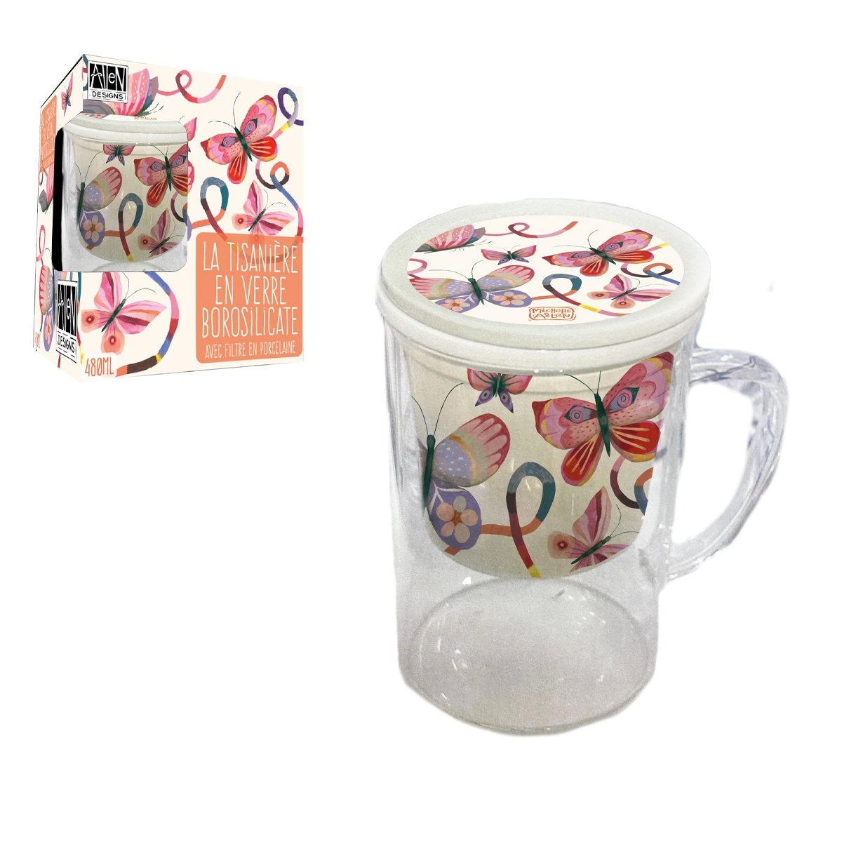 Tisaniere "butterfly" 500ml