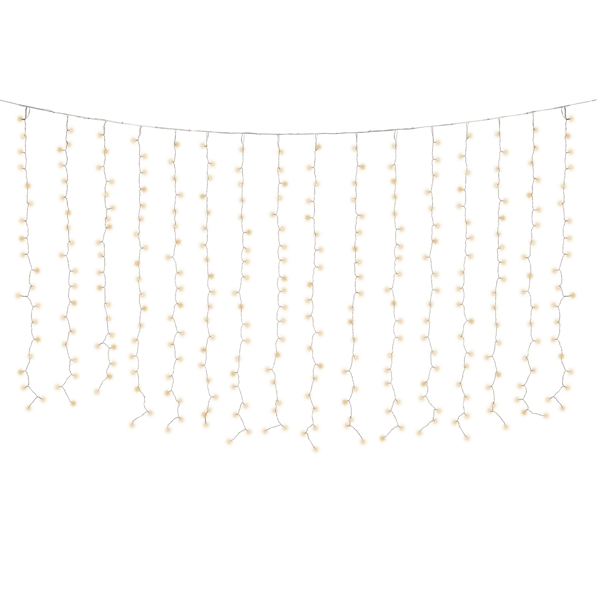 Rideau led effet flash blanc chaud 200 x 200cm