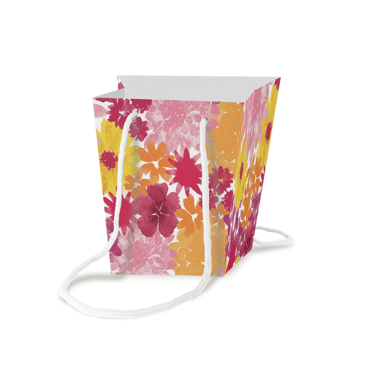 Sac signature florencia rose/jaune/rouge
