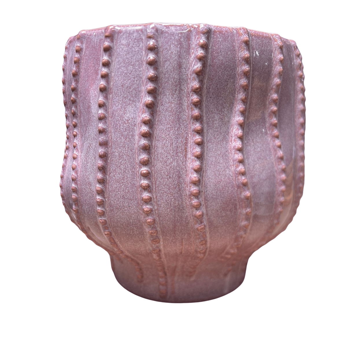 Cache-pot céramique rose