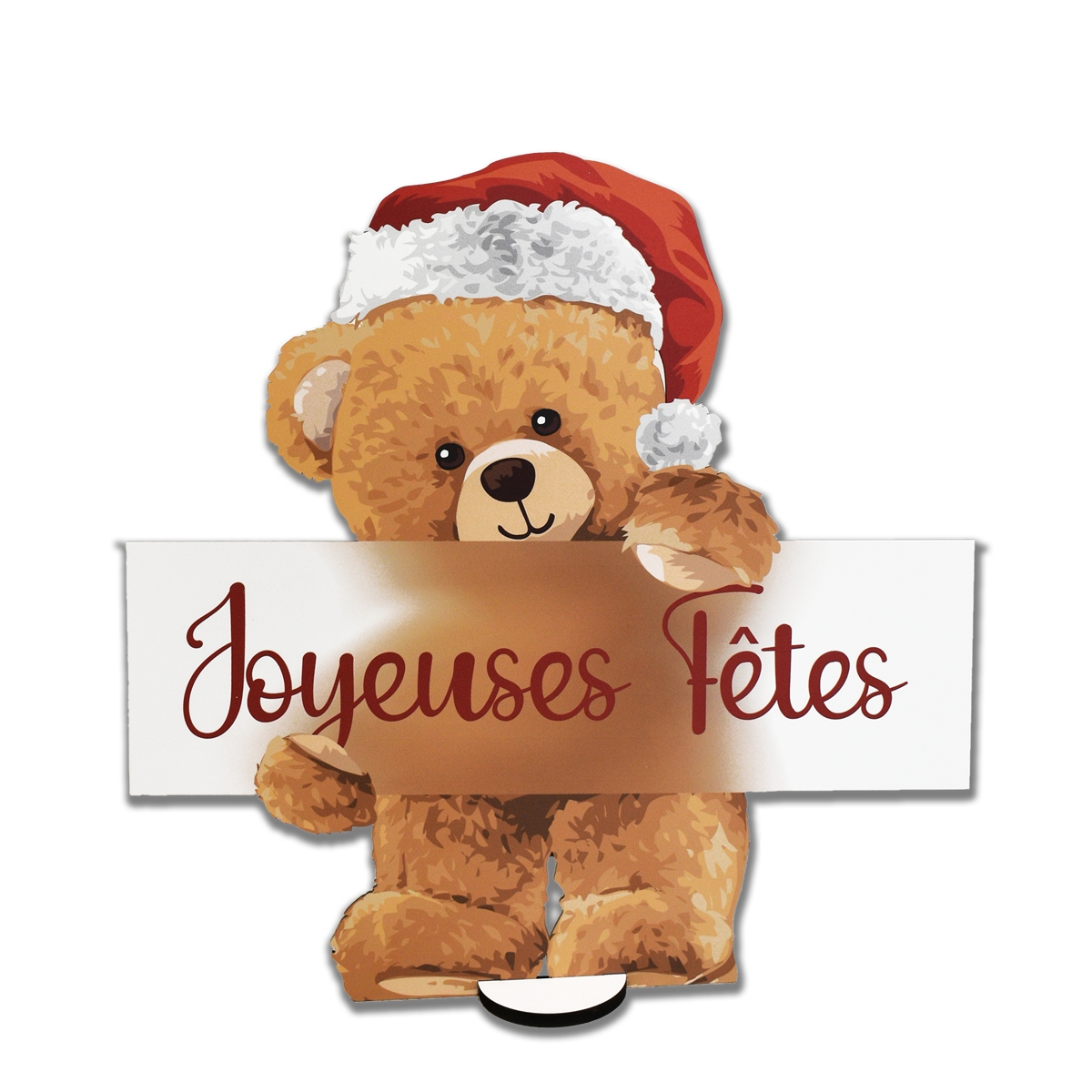 Ours bois 4mm "ted" 58 x 56cm